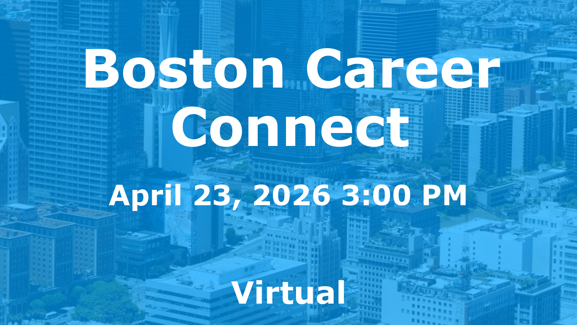 Boston Career Connect event image